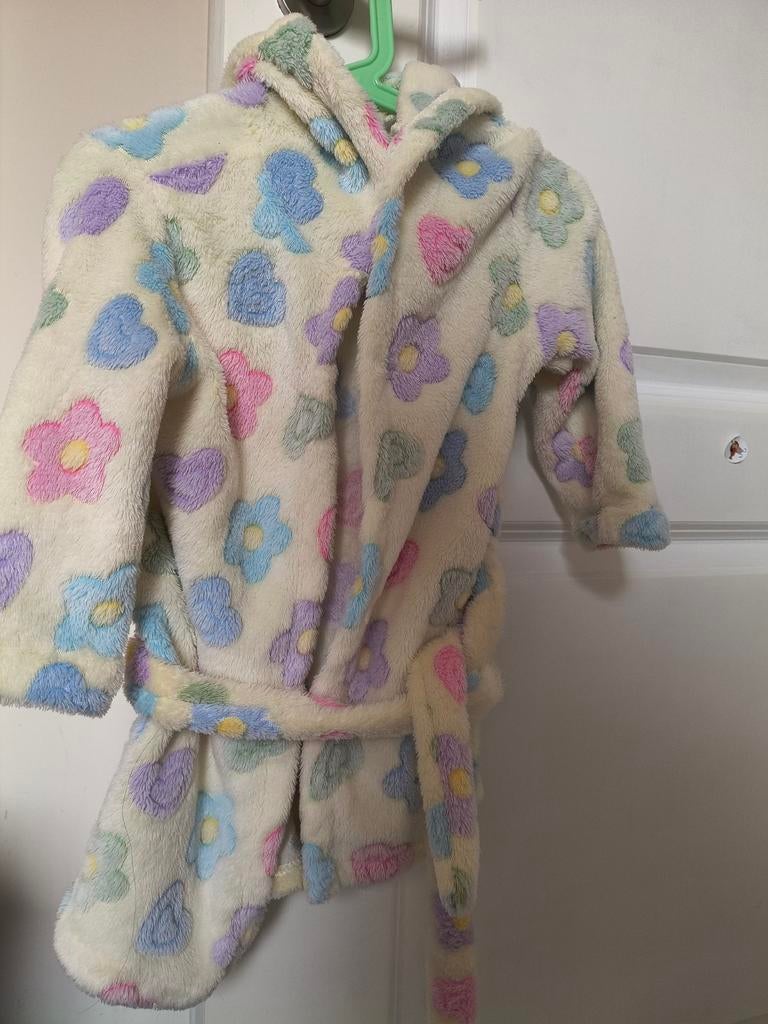 Zachte badjas voor meisjes - Maat 98cm, Ophalen of Verzenden, Gebruikt, Meisje, Nacht- of Onderkleding