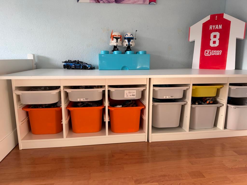 Grote speeltafel 2 TROFAST IKEA opbergkasten, Kinderen en Baby's, Ophalen, Zo goed als nieuw, Overige typen