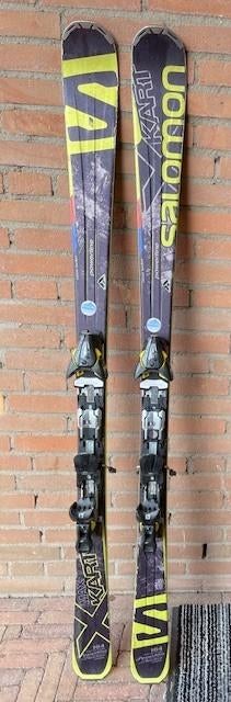 Salomon X kart carveskis 164cm, Sport en Fitness, Ophalen, 160 tot 180 cm, Gebruikt, Salomon
