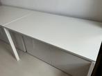 IKEA Melltorp tafel / bureau, wit, 125 x 75 x 74 cm, Ophalen, 100 tot 150 cm, 50 tot 100 cm, Zo goed als nieuw