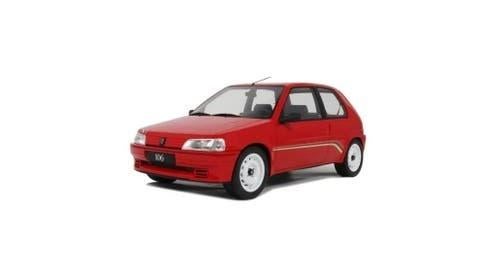 Peugeot 106 Ph.1 Rallye Red, 1993 OttOmobile 1:12, Rue de L' Ecusson 2, 56120 Josselin France, Nieuw, Ophalen of Verzenden, OttOmobile