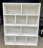 GRATIS! 2 witte boekenkasten. H: 50 cm B: 80 cm D: 25 cm., Huis en Inrichting, Kasten | Boekenkasten, Ophalen, Met plank(en), Gebruikt