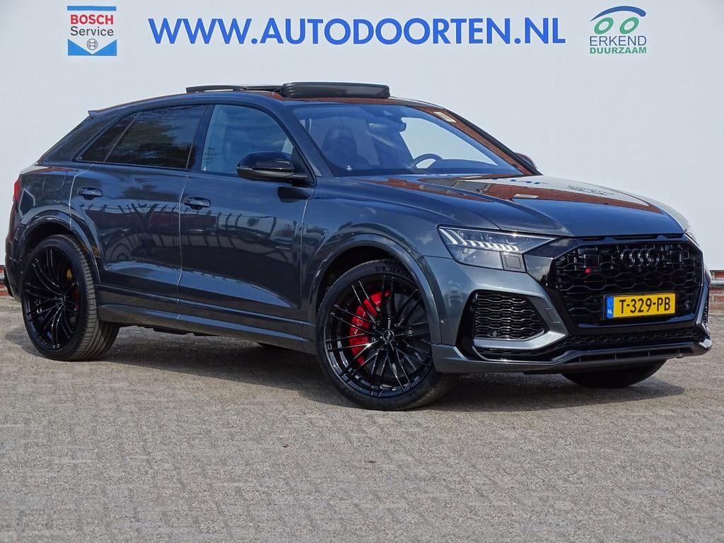 Audi Q8 4.0 TFSI RS Q8 quattro|Ceramic|ABT|B&O Advanced|Head, Auto's, Audi, Automaat, Gebruikt, Bedrijf, Adaptive Cruise Control