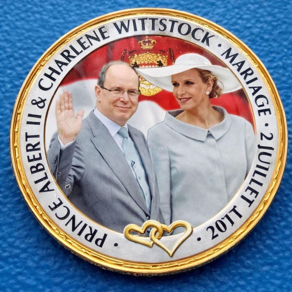 Monaco 2 euro 2011 - Royal Wedding, Verzenden, Monaco, 2 euro, Losse munt