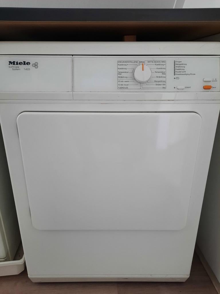Miele droger T4123, Witgoed en Apparatuur, Wasdrogers, Ophalen of Verzenden, Luchtafvoer, 85 tot 90 cm