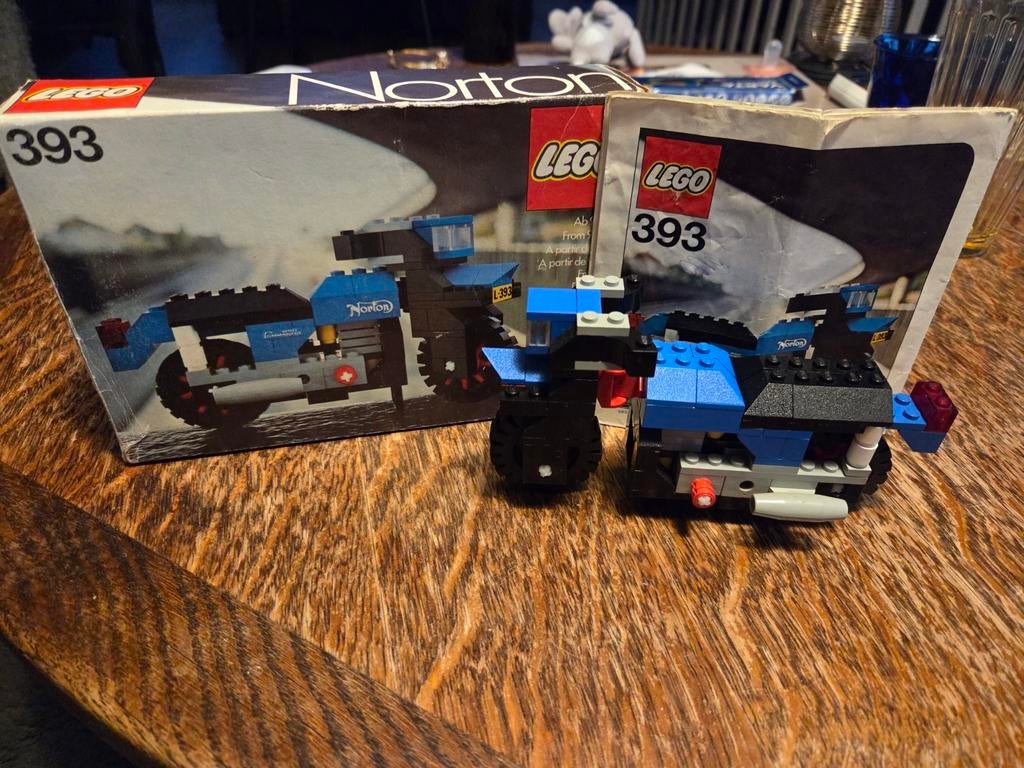 Lego set #393 Norton commando roadster 850, Kinderen en Baby's, Speelgoed | Duplo en Lego, Ophalen of Verzenden