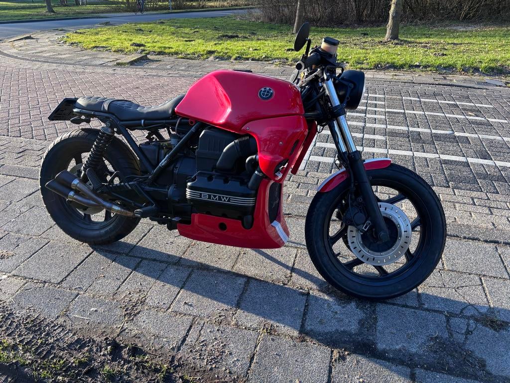 Unieke BMW K75 Café Racer, 750 cc, Cardan-aandrijving, Motorrijbewijs A, 3 cilinders