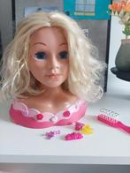 Kappop met accessoires - Blond haar, blauwe ogen, Ophalen, Gebruikt, Overige typen