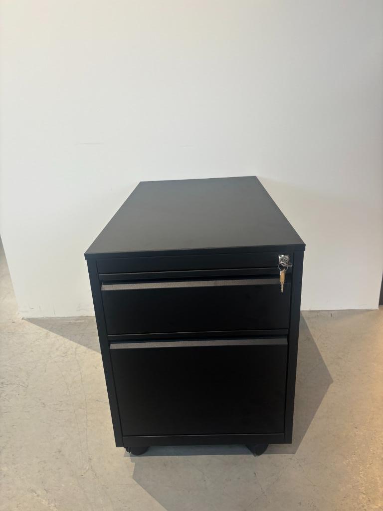 Ladeblok zwart nieuw, Minder dan 50 cm, 1 of 2 laden, Ophalen of Verzenden, Zo goed als nieuw