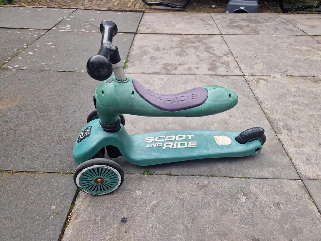 Scoot and Ride step groen, Fietsen en Brommers, Steps, Gebruikt, Gewone step, Ophalen