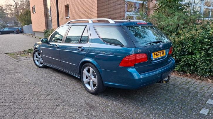 Saab 9-5 2.3T Estate Automaat gereviseerd Carplay, Auto's, Saab, Particulier, Saab 9-5, Benzine, F, Stationwagon, Automaat, Geïmporteerd