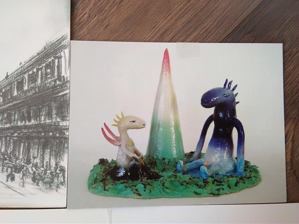 Jorg Reme prent plus 2 kaarten Handgesigneerd, Ophalen of Verzenden