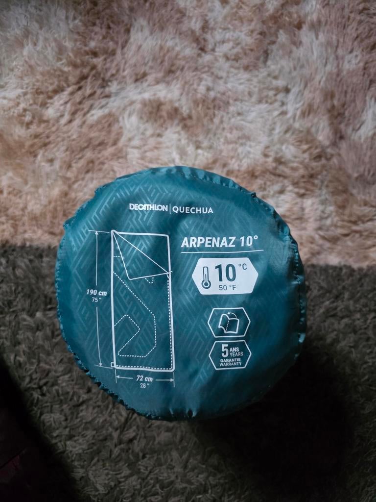 Compacte en comfortabele slaapzak Quechua Arpenaz 10, Ophalen of Verzenden