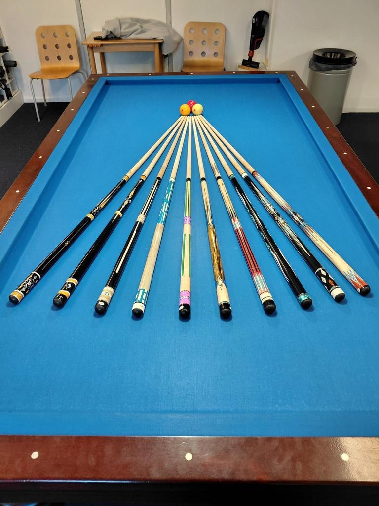 Nieuw Binnen !!!!!! mooie biljartkeu's met Vp2 sluiting, Sport en Fitness, Biljarten en Poolen, Ophalen of Verzenden, Nieuw, Keu of Ballen