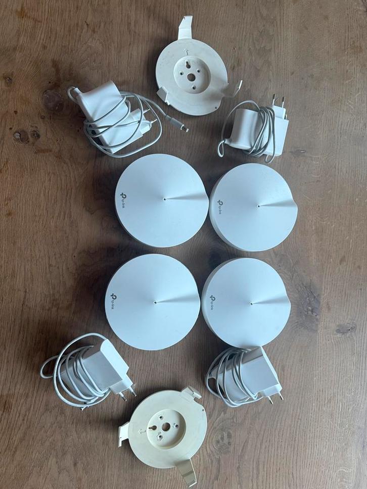TP-Link Deco M9 (4 stuks), Computers en Software, Routers en Modems, Zo goed als nieuw, Router, Ophalen of Verzenden