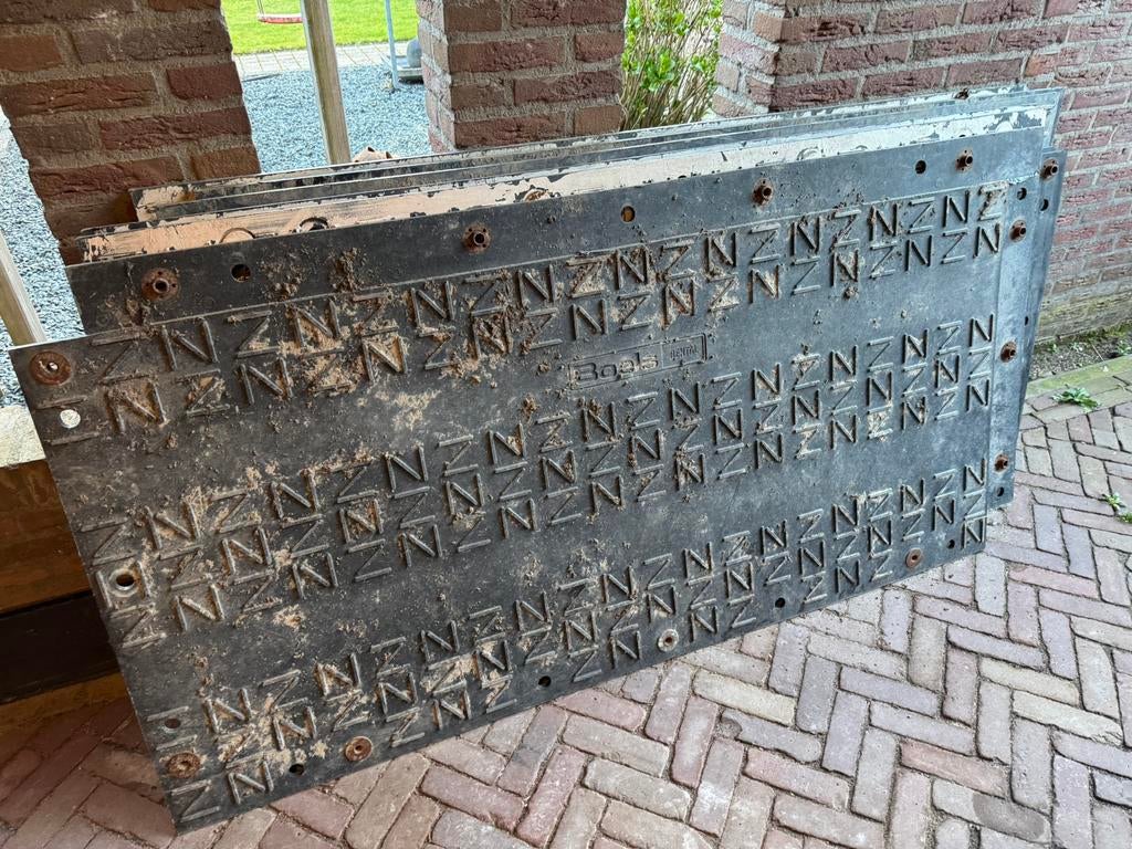 Rijplaten koppelbaar., Doe-het-zelf en Verbouw, Platen en Panelen, Ophalen, Gebruikt