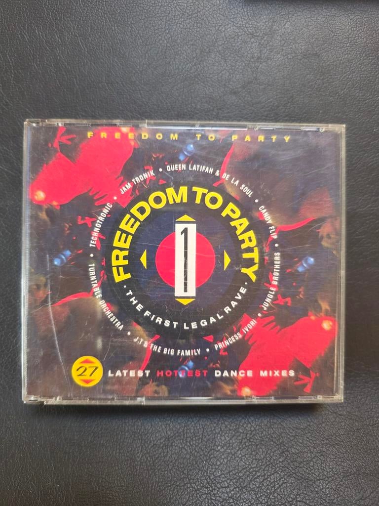 Freedom To Party 1 - The First Legal Rave 2CD (Dance Mixes), Ophalen of Verzenden, Gebruikt, Dance Populair, Boxset