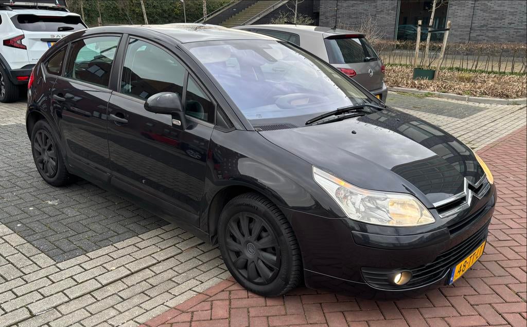 Citroën C4 1.6 16V Berline 2007 Zwart, Voorwielaandrijving, Zwart, 4 cilinders, Zwart