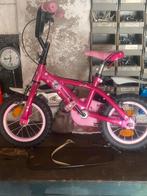 Roze kinderfiets 12 inch - Minnie Mouse, Fietsen en Brommers, Fietsen | Kinderfietsjes, Ophalen, Gebruikt, Minder dan 16 inch