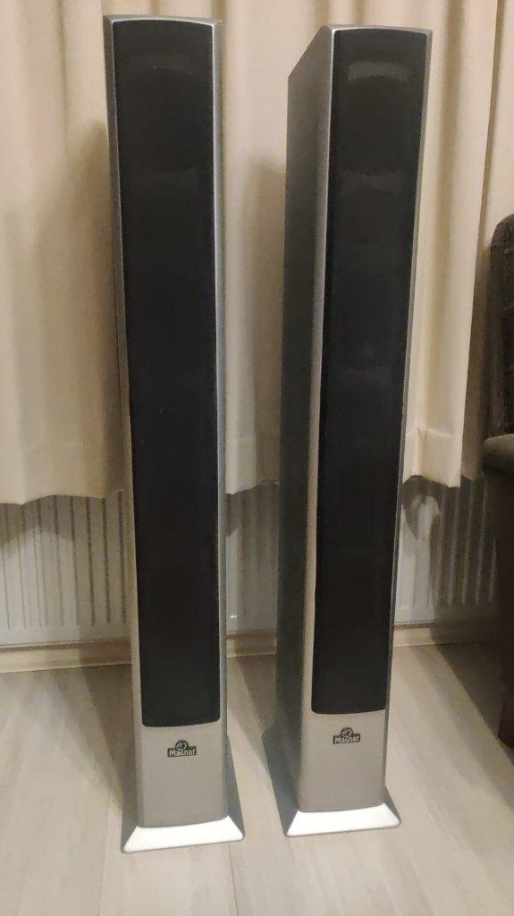 Magnat Vector Needle, Audio, Tv en Foto, Luidsprekers, Gebruikt, Front, Rear of Stereo speakers, 120 watt of meer, Magnat, Ophalen