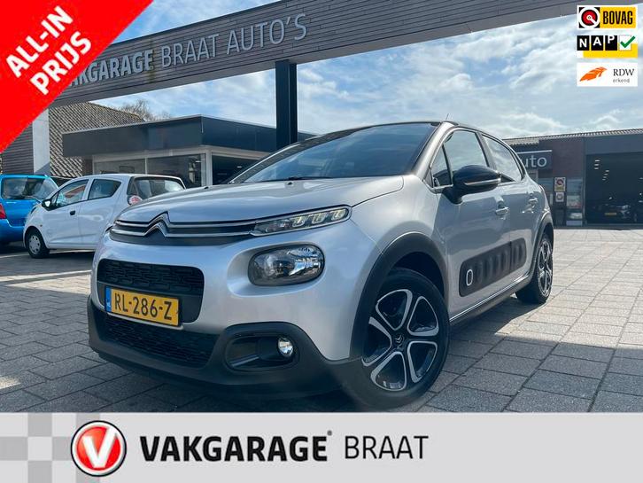 Citroen C3 1.2 PureTech l CARPLAY l CRUISE l RIJKLAAR!, Auto's, Citroën, Te koop, C3, ABS, Airbags, Airconditioning, Bluetooth