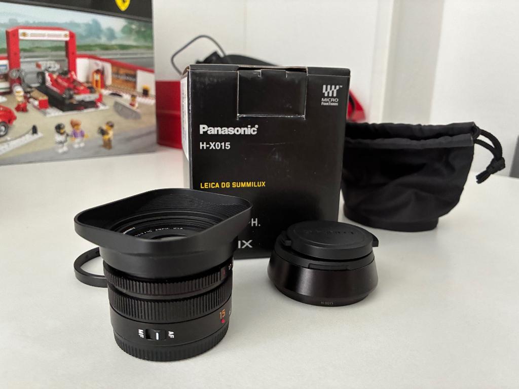 Panasonic /Leica Summilux 15mm F1.7, Ophalen, Zo goed als nieuw, Standaardlens