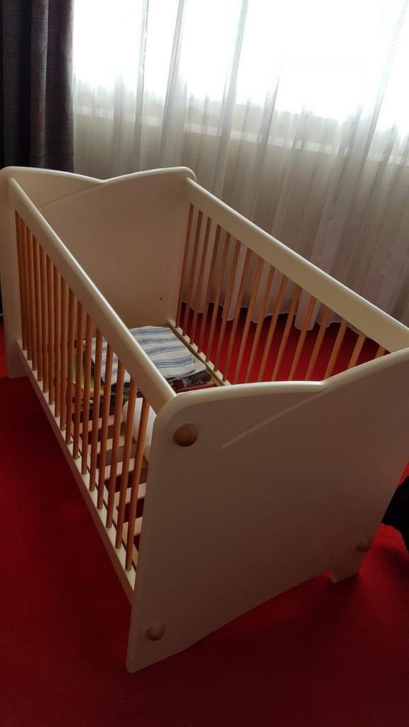 Kinderbedje met spijlen, Ophalen, Gebruikt, Minder dan 140 cm, Minder dan 70 cm