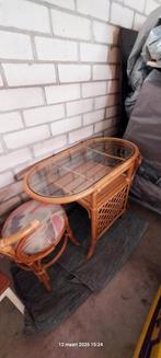 Rotan set. Tafel met 2 stoelen, Huis en Inrichting, Ophalen