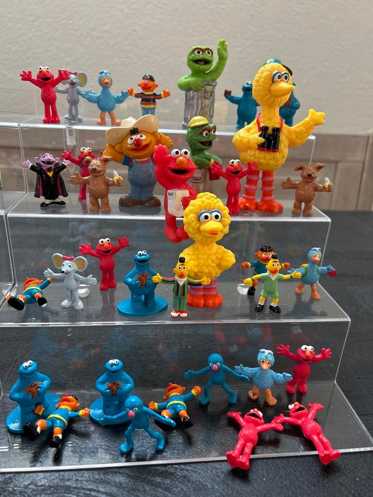 Sesamstraat Figuren Collectie - Vintage Speelgoed, Kinderen en Baby's, Ophalen of Verzenden, Zo goed als nieuw