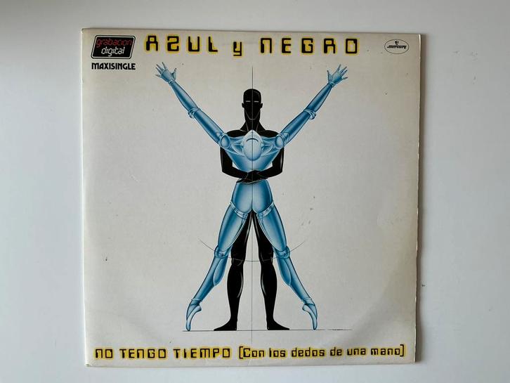 Azul Y Negro – No Tengo Tiempo.. 12’Synth pop disco, Cd's en Dvd's, Vinyl | Pop, Gebruikt, 1980 tot 2000, 12 inch, Ophalen of Verzenden