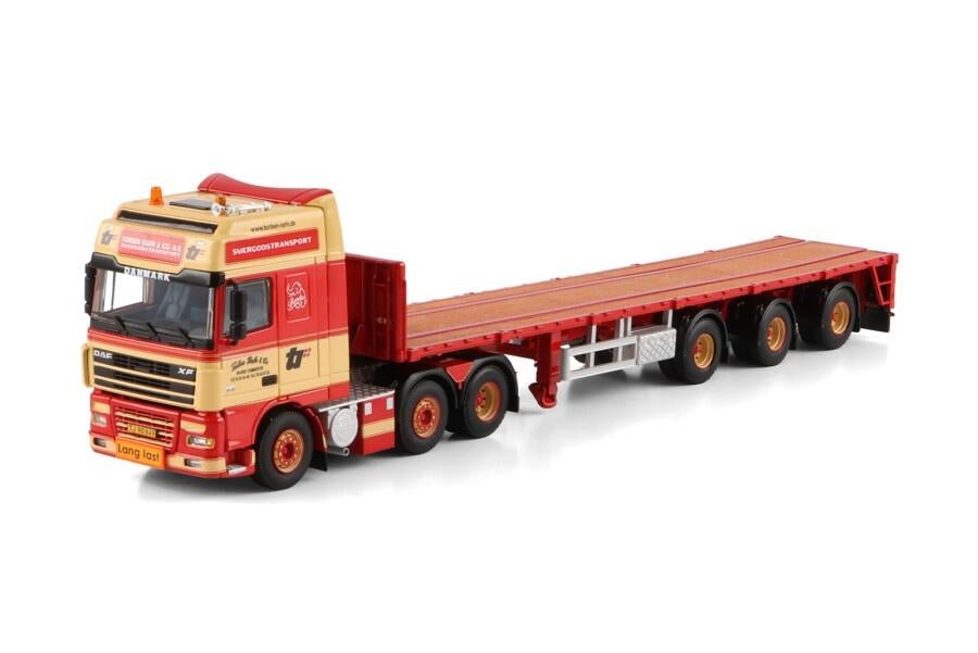 WSI DAF  XF 95 SSC  6X2   + BRICKTRAILER    TORBEN RAFN NEW, Ophalen of Verzenden, Nieuw, Bus of Vrachtwagen, Wsi