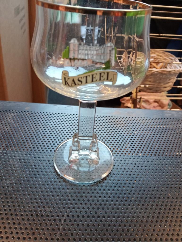 Kasteelbier glas, Ophalen of Verzenden, Nieuw, Bierglas