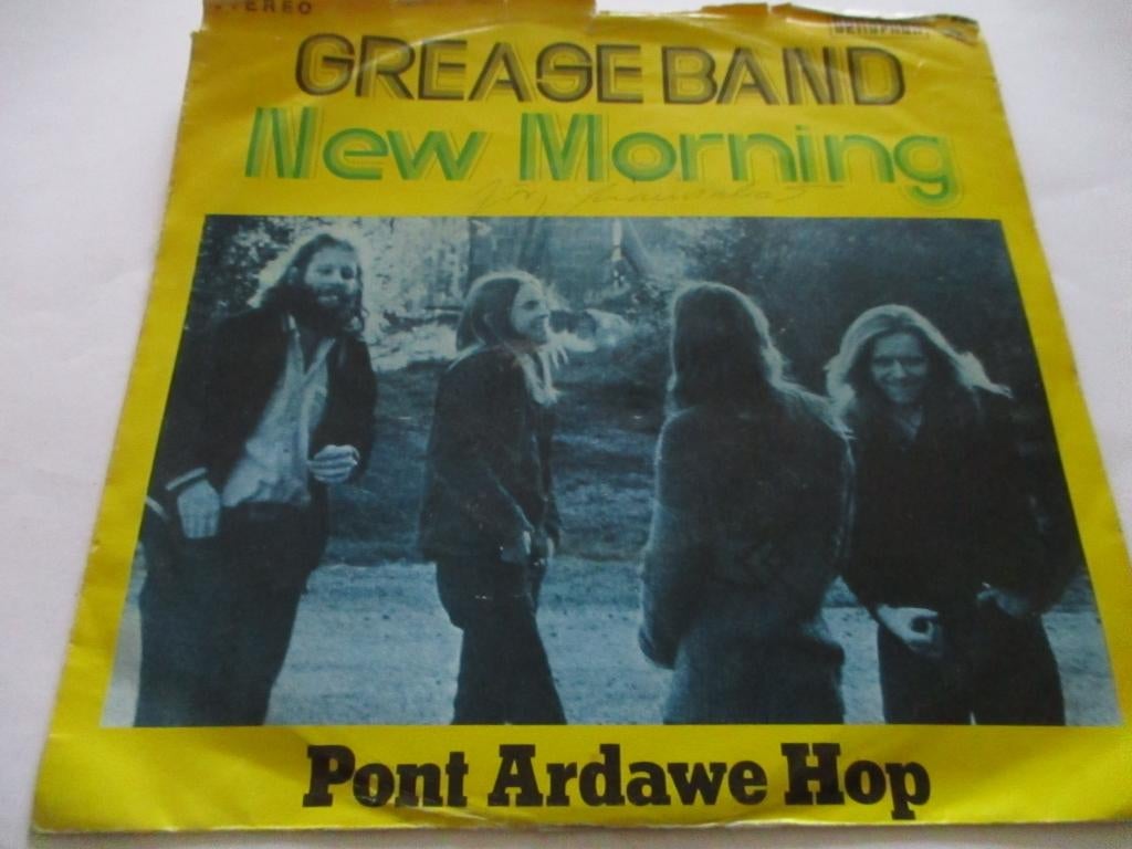 Grease Band _ New Morning / Pont Ardawe Hop = 1975, Ophalen of Verzenden, Gebruikt, Rock en Metal