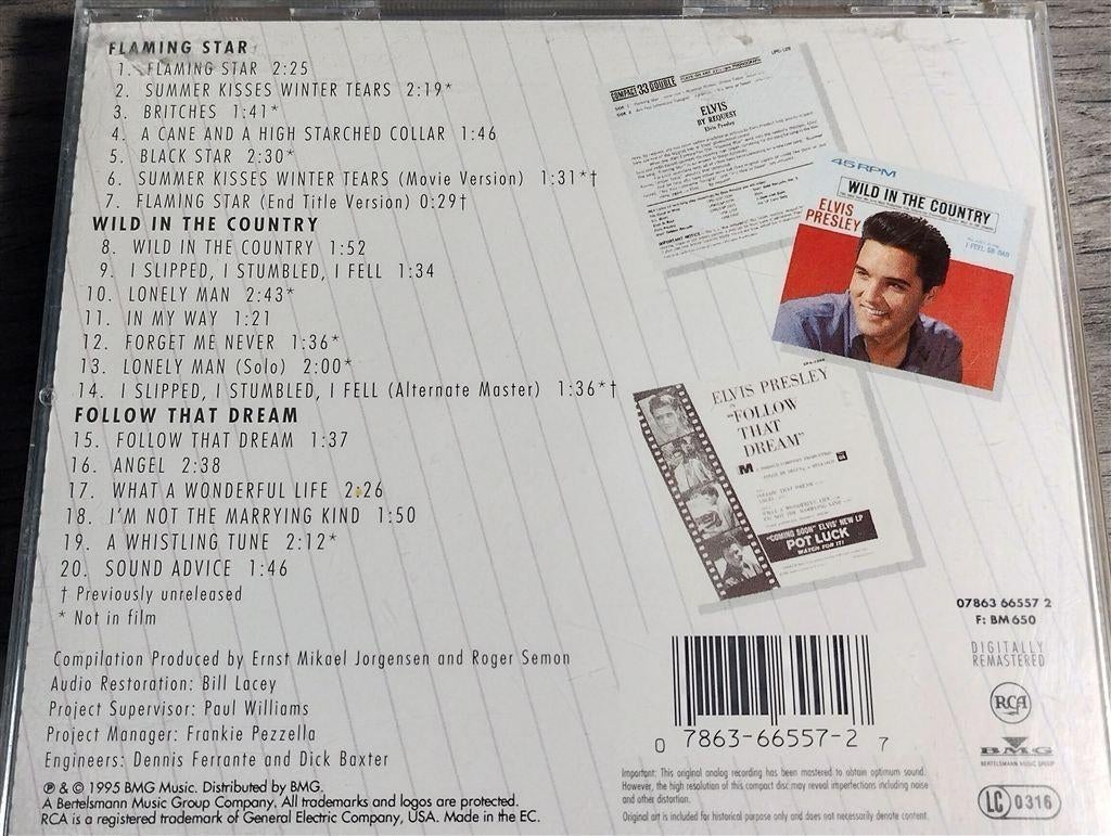 Elvis Presley - Flaming Star/Wild In The Country/Follow That, Ophalen of Verzenden, Zo goed als nieuw, Poprock