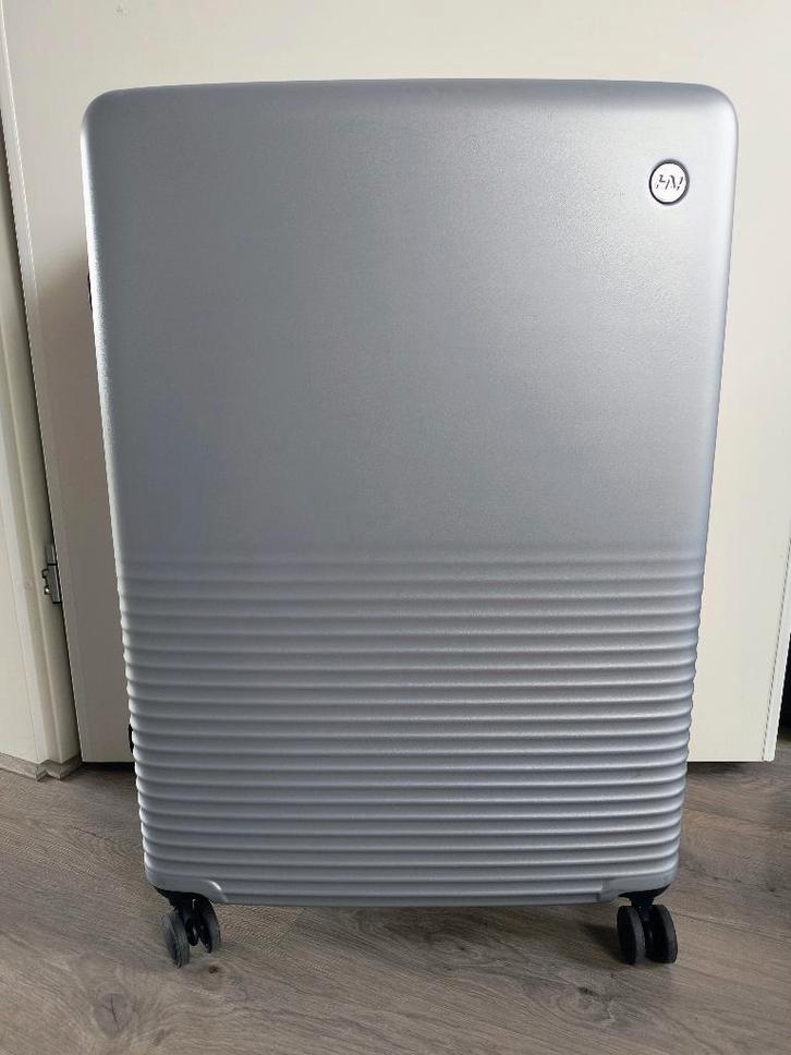 Grijze Human Nature koffer St. Tropez maat L, Sieraden, Tassen en Uiterlijk, Koffers, Zo goed als nieuw, Hard kunststof, 70 cm of meer