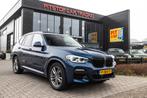 BMW X3 XDrive20d, 190 PK, Pano, Harman & Kardon, Camera!, Automaat, 2000 kg, Blauw, Leder en Stof