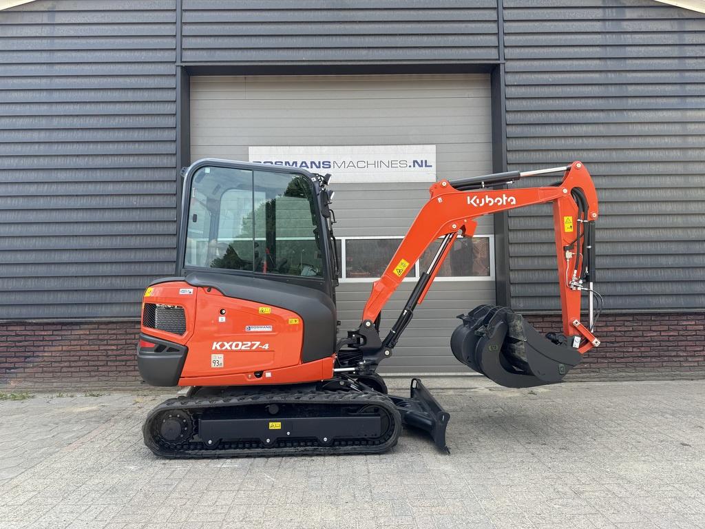 Kubota KX027 HI-SPEC minigraver NIEUW