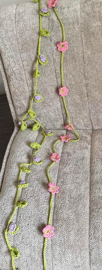 Gehaakte bloemenslingers, Ophalen of Verzenden, Nieuw, Overige typen