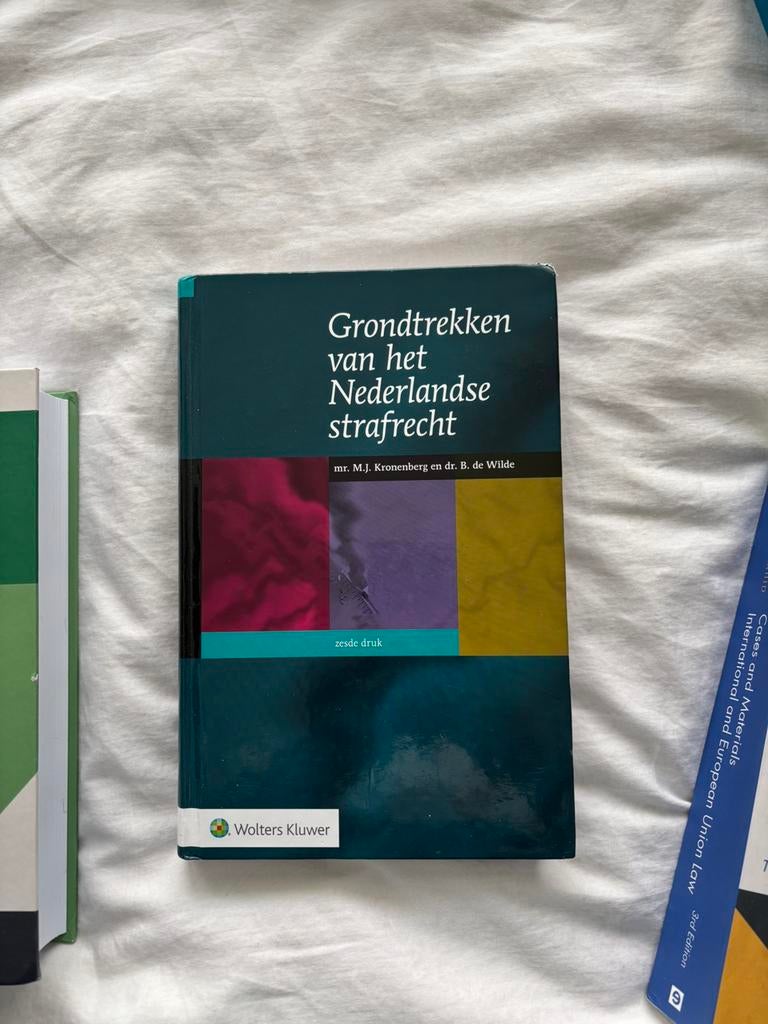 Grondtrekken van de nederlandse strafrecht, Boeken, Ophalen of Verzenden, Beta, Zo goed als nieuw, HBO