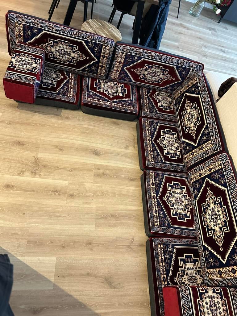 Turkse look kussenset – 12-delig, goede staat, Ophalen, Gebruikt, Turkse stijl