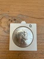 Zilveren 2,5 Gulden Koning Willem III 1874, Koning Willem III, Zilver, Ophalen of Verzenden, Losse munt