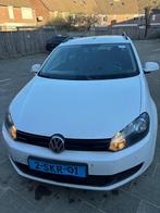 Volkswagen Golf 1.6 TDI 77KW Variant DSG 2014 Wit, Auto's, Volkswagen, 4 cilinders, Parkeersensor, Origineel Nederlands, Stationwagon