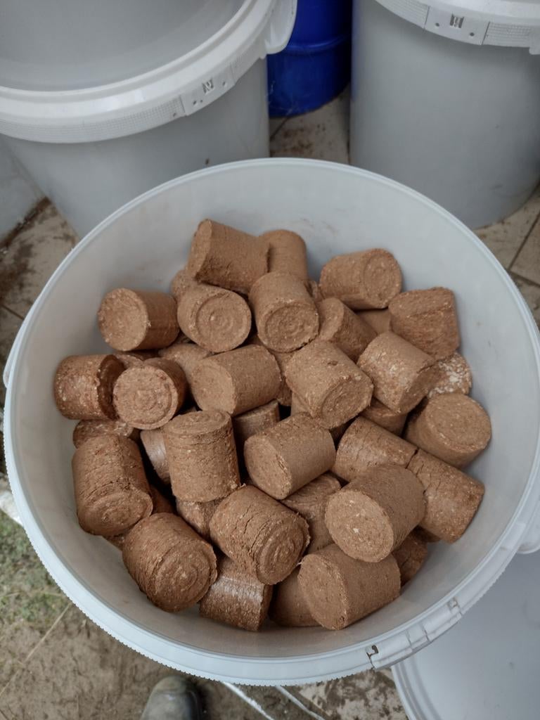 hout briketten in zakken van 15kg per zak zie adv voor prijs, Minder dan 3 m³, Ophalen