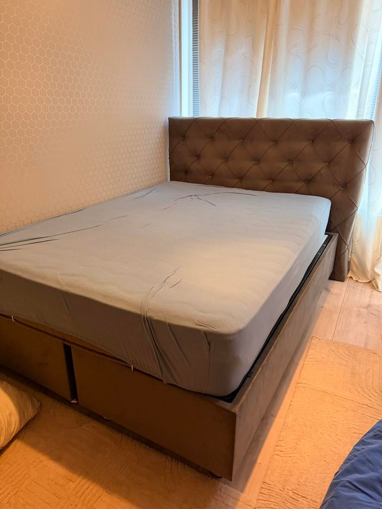 Bed te koop 160x200, Ophalen of Verzenden, Zo goed als nieuw, Tweepersoons, 160 cm