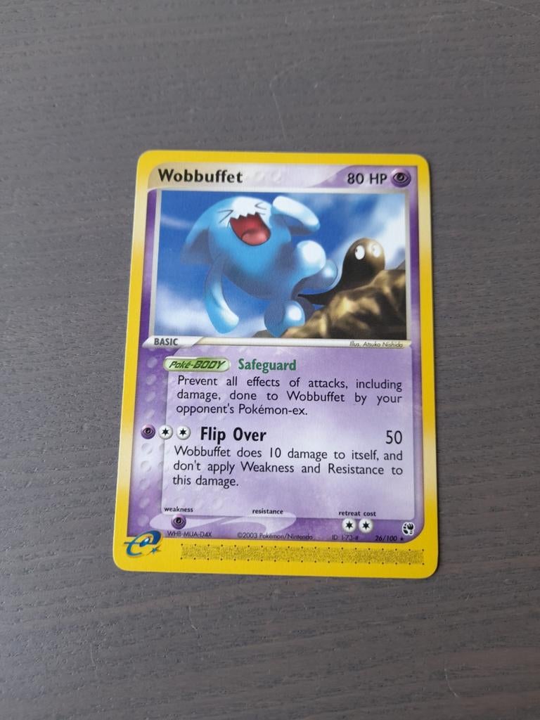 2003 ex sandstorm 26/100 wobbuffet, Ophalen of Verzenden, Gebruikt, Losse kaart