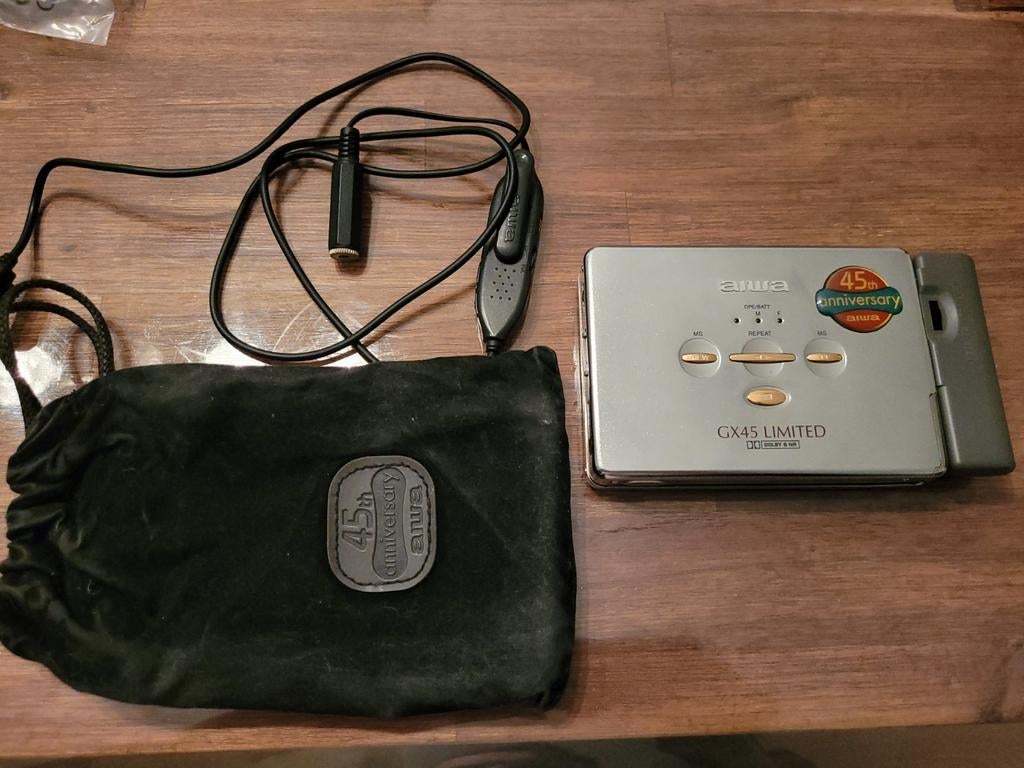 Aiwa GX45 LIMITED Walkman 45th anniversary, Ophalen of Verzenden
