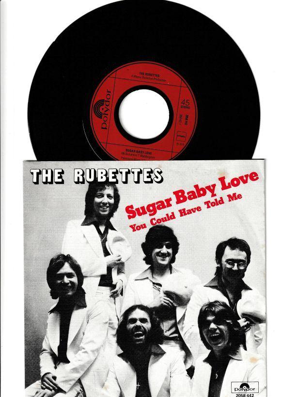 THE RUBETTES - SUGAR BABY LOVE // YOU COULD HAVE TOLD ME 7'', Cd's en Dvd's, Vinyl Singles, Zo goed als nieuw, Fotohoes, Originele persing