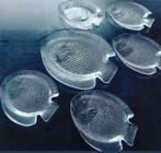 Set van 6 vintage glazen visborden, Ophalen