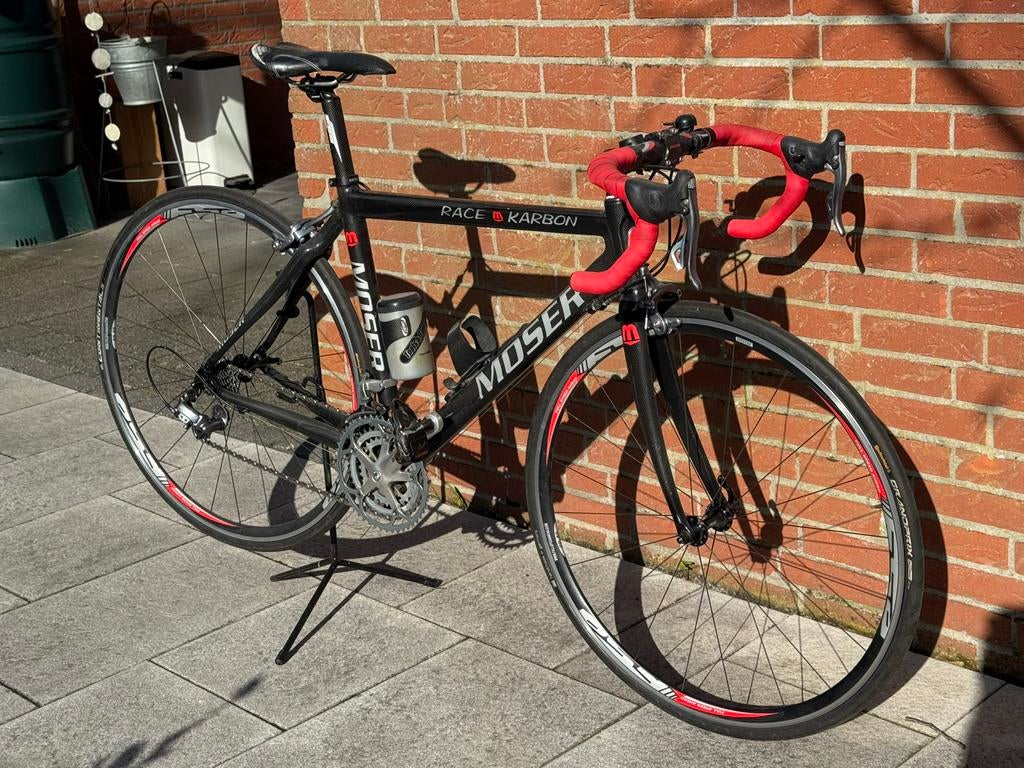 Moser Race Karbon racefiets, framemaat 50 cm, Fietsen en Brommers, Overige merken, Gebruikt, Carbon, Heren