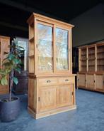 Smalle Teakhout Servieskast | Keukenkast | Servieskast #9284, Niet ingevuld, Gebruikt, 200 cm of meer, Niet ingevuld